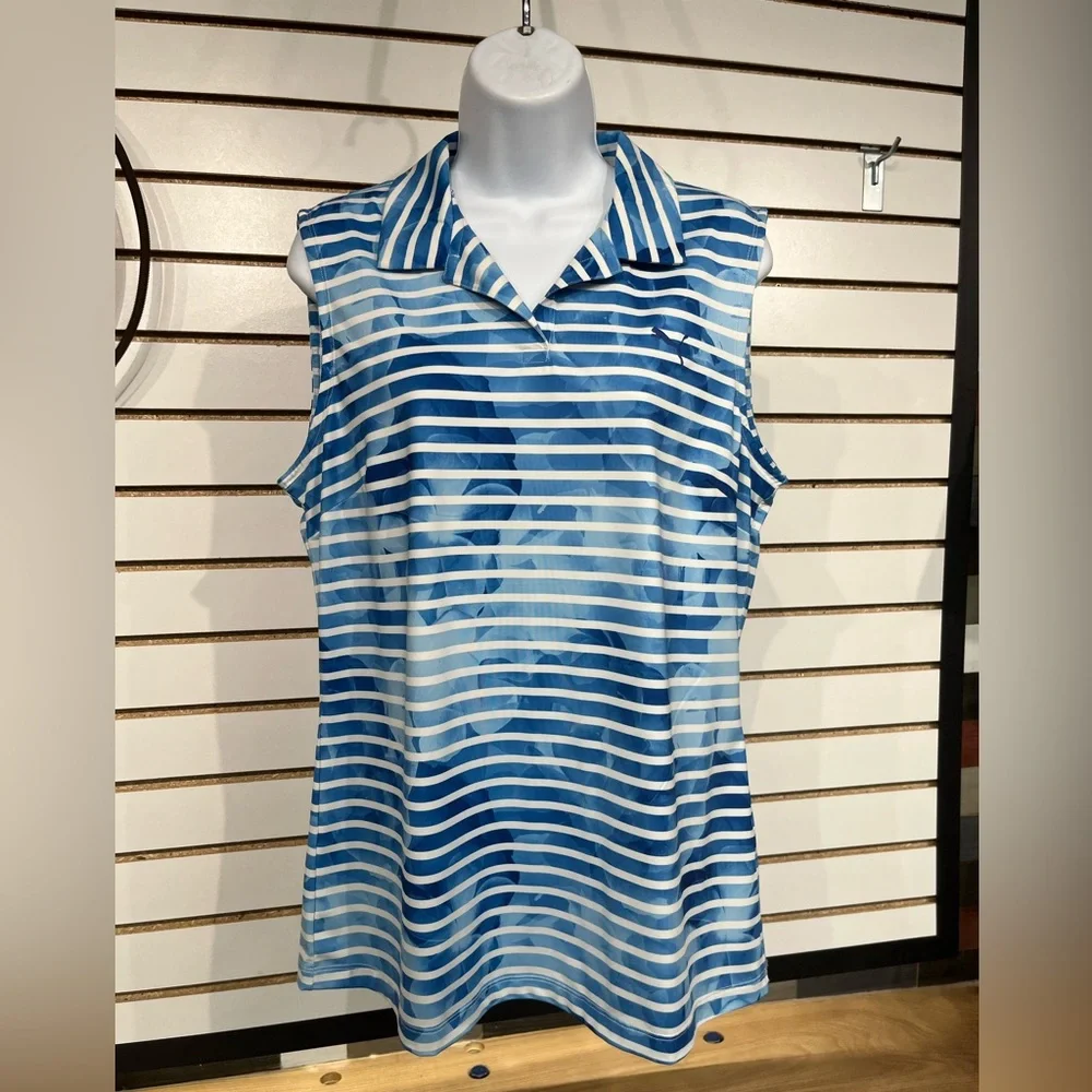 Puma Golf collared tank - Picture 2 of 7
